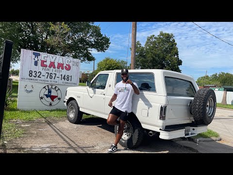 TAKING DELIVERY OF A 1991 FORD BRONCO (TEST DRIVE)