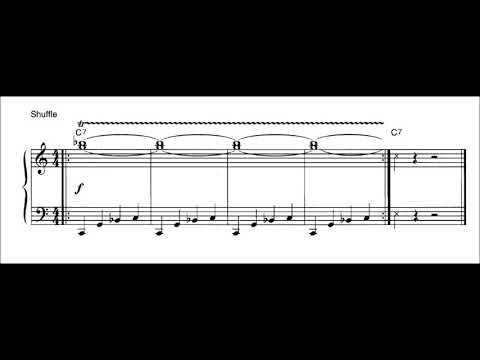 Dave Limina - Hammond Organ Riff 21 - Shuffle - Tutorial Lesson Keyboard Piano