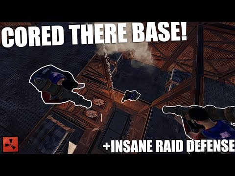 Rust - 4 LAUNCHER CORING A CLAN FOR INSANE LOOT + ZERG RAID DEFENSE 14+ (Part 3/3)