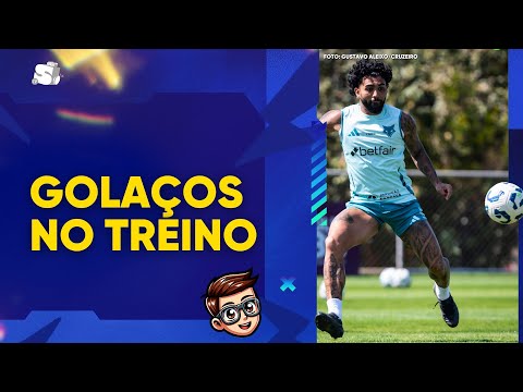 GABIGOL PUBLICA VÍDEOS DE GOLS EM TREINOS DO CRUZEIRO NA TOCA II | CORTES SAMUCA TV