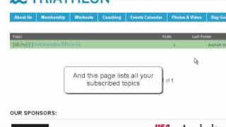 AGTC Website - Forum Functionality