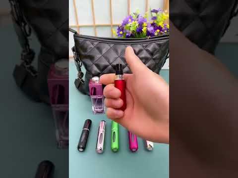 KALPAVRIKSHA Mini Perfume Bottle, Easy To Refill & Carry Pocket Size Aluminium