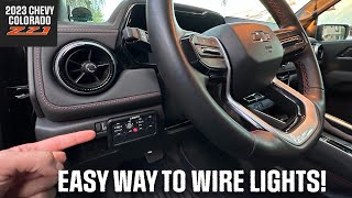 How To Install Your Switch Panel on 2023 Colorado/Canyon for Lights and Accessories