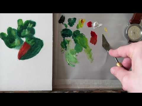 Speed-painting in 20 minutes: Gummies and candy in oil paint