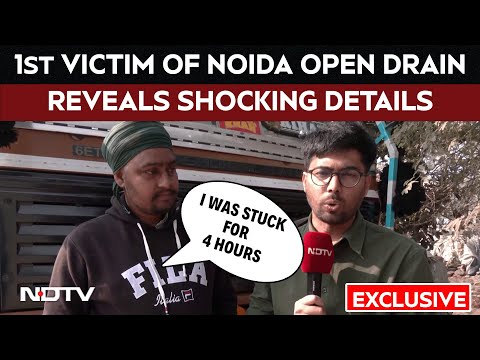 Noida Techie Death | "I Was Stuck for 4 Hours": First Victim Of Open Drain Reveals Shocking Details