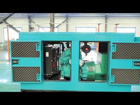 50KW generator 62.5kva powered with cummins 4BTA3.9-G2 colesed type ATS