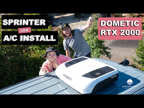 Sprinter Van Build Dometic RTX2000 Air Conditioner Install