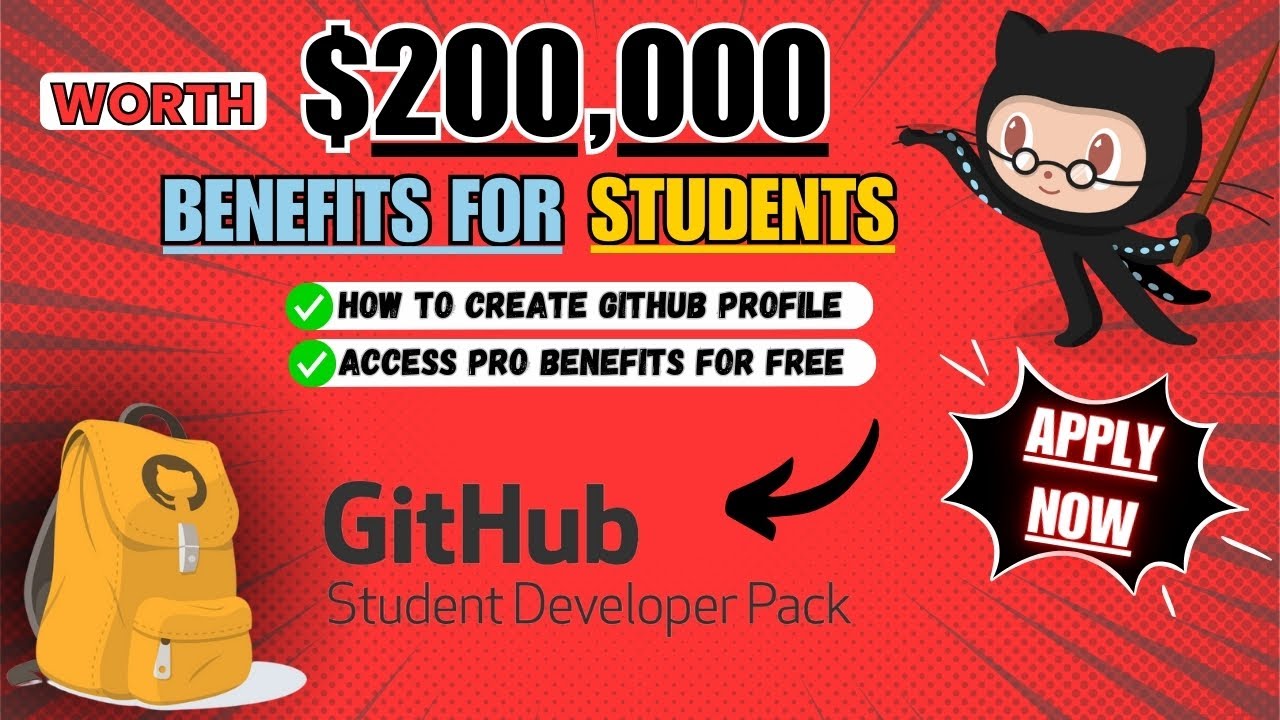 Get Worth $200000 Pro Benefits for FREE🤑 | GitHub Student Developer Pack🎁 | Complete Guide 2025