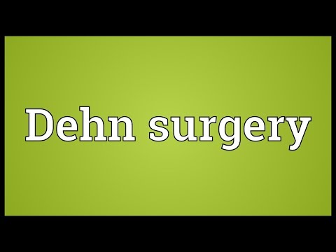 Dehn surgery Meaning