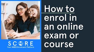 How to enrol in an online exam or course [Australia]