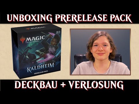 MTG Unboxing Kaldheim Prerelease Pack & Deckbau | deutsch | Magic the Gathering | Trader | Review