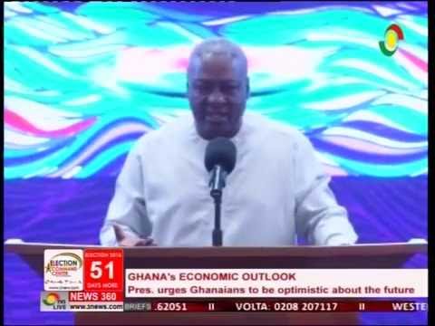 Prez Mahama urges Ghanaians to be optimistic about the future - 16/10/2016
