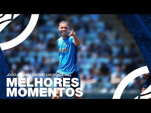 MELHORES MOMENTOS | GRÊMIO 5x0 BRASIL-PEL (JOGO-TREINO)