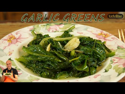 Garlic Greens – Simple Recipe with Chard & Spinach