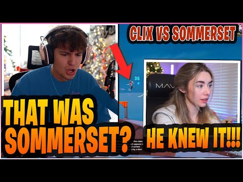 CLIX Ran AWAY FROM SOMMERSET After GETTING INTO An INTENSE 1v1 In SOLO TOURNAMENT!