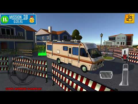 Roundabout 2: Real City Driving Parking Sim #8 - Long CAMPER Vehicle Unlocked Android GamePlay FHD