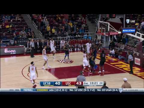 Men's Basketball: USC 96, UCSB 72 - Highlights 11/27/16
