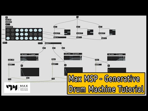 Max MSP Tutorial: How to create a Generative Drum Machine