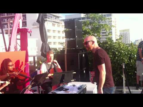 Benji B and the Deviation String Quartet  1/8 @TheRealBenjiB #RBGuesthouse #WMC2014