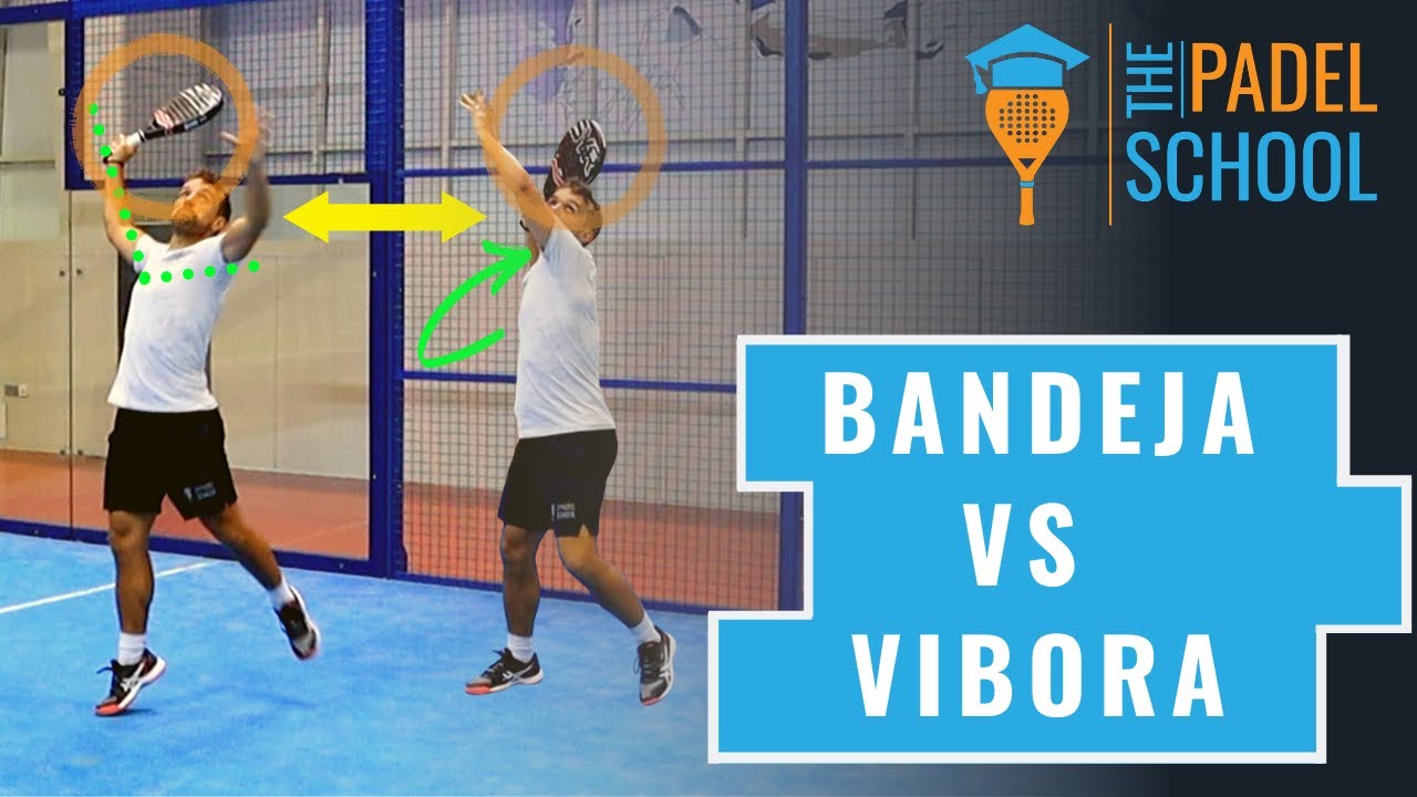 Bandeja and Vibora: technique and tactical use