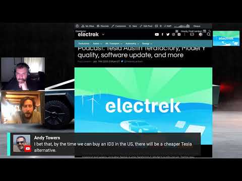 Podcast: Tesla Austin Terafactory, Model Y quality, software update, and more