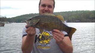 preview picture of video 'Harvey's Lake Bass Fishing 5/15/14'