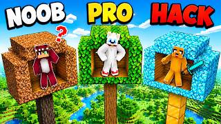 Minecraft Casa del ÁRBOL NOOB vs PRO vs HACKER