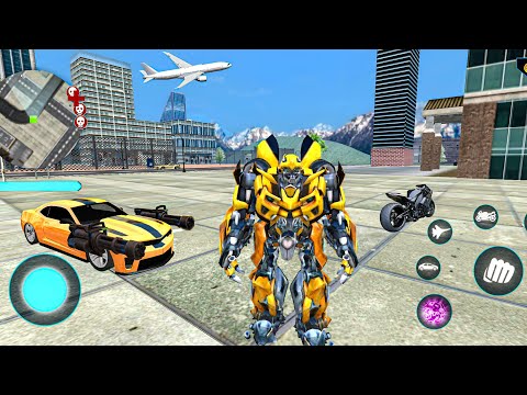 Bumblebee Car Jet Bike Transformation Robot Game Playing 2020 Old Update 😱 - Android Gameplay