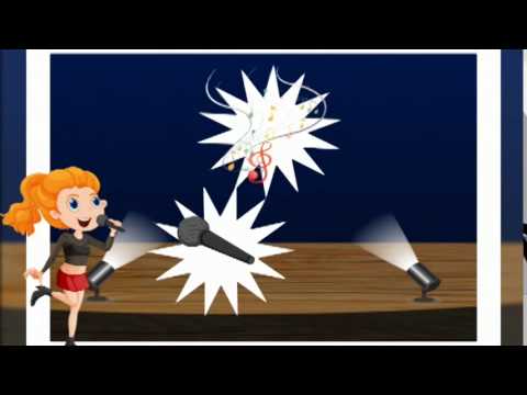 Aprende las profesiones - Cantante