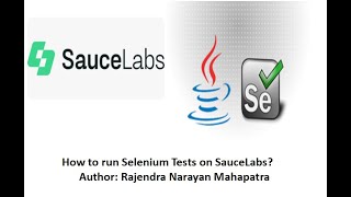 Download the video "How to run Selenium Tests on SauceLabs?"