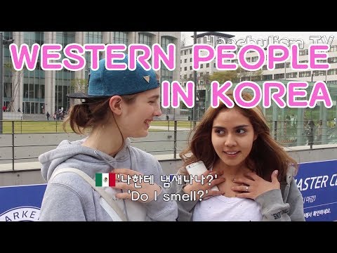 Being White people in Korea 한국에 사는 백인들