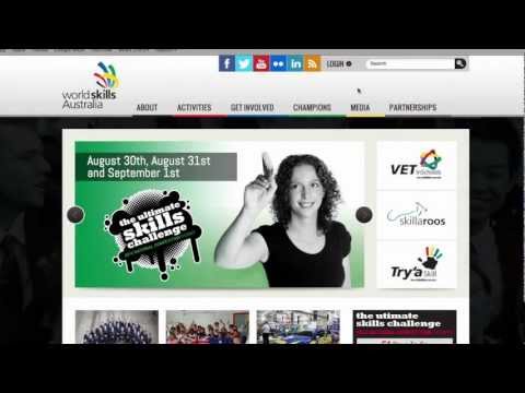 WorldSkills Australia Website Tour Thumbnail