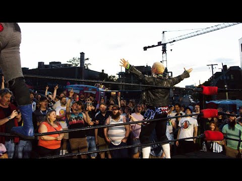 Troy Merrick vs Justin Newhook vs Dayton Cameron - Pro Wrestling Unleashed - Propeller Arcade Aug 12