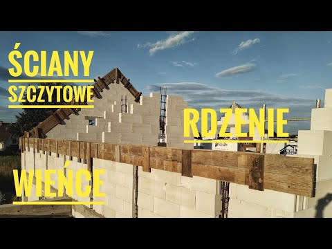 Budowa domu w nefrisach 2g2. Ściany szczytowe, wieńce, rdzenie. #budowadomu