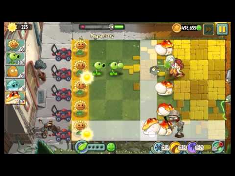 [HD] [Android] Plants vs. Zombies 2: Toadstool new plant! Pinata Party June 25 2015
