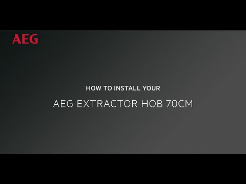 How to install your AEG 70 cm Extractor Hob