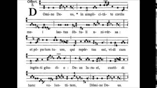 4 OFFERTORIUM - Domine Deus in simplicitate cordis mei laetus