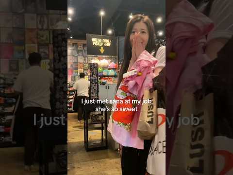 luckily met Sana in real life 😭 #twice #twiceedit #sana #viral #twice_tiktok_official #kpop