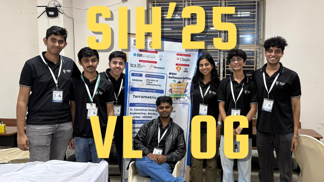 36 Hours at Smart India Hackathon 2025 | SIH Finalist Journey 🇮🇳 | Innovation • Pressure • Growth