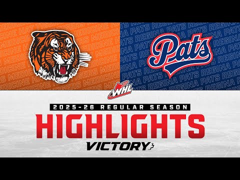 Medicine Hat Tigers at Regina Pats 11/14 | WHL Highlights 2025-26