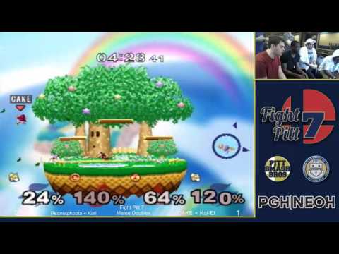 Fight Pitt 7 - Doubles Pool 1 WR3  - Peanutphobia + Kofi vs Cake + Kal-El