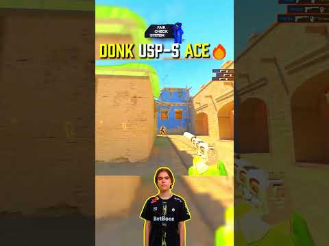 DONK ACE USP-S #cs2 #cs #counterstrike #knifex #csgo #donk #hightlight #shorts #gaming #s1mple