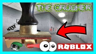 DO NOT GET SQUASHED BY THE CRUSHER!?! ROBLOX CRUSHER! LETS PLAY!