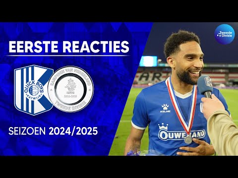 Eerste reacties na binnenhalen van KAMPIOENSCHAP!! | Nabeschouwing Jong Sparta - Quick Boys