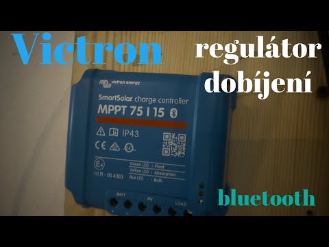 Victron MPPT solární regulátor v akci