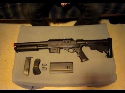 UTG 870 CQB Retractable Airsoft Shotgun Review