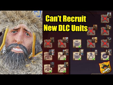 The One Empire Faction Impossible to Recruit Thrones of Decay DLC Units Even you Purchased the DLC