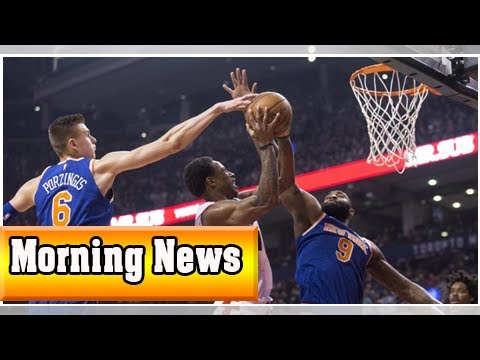 Kristaps porzingis, playing with injured elbow, struggles as knicks get blown out by raptors| Morni