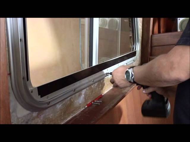 Installing a boat window