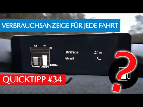 Display consumption of each individual trip❗​​l QuickTipp #34 l Schuster Automobile